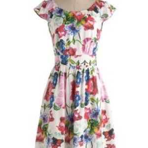 Floral Bloom Print Gloria Dress